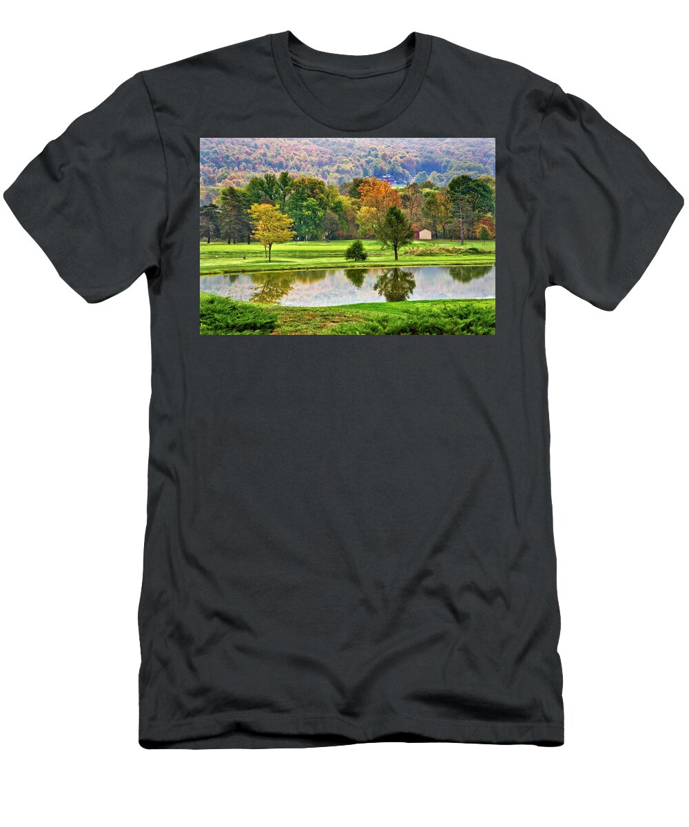 Sunrise T-Shirt featuring the photograph Sunrise On The Green by Christina Rollo