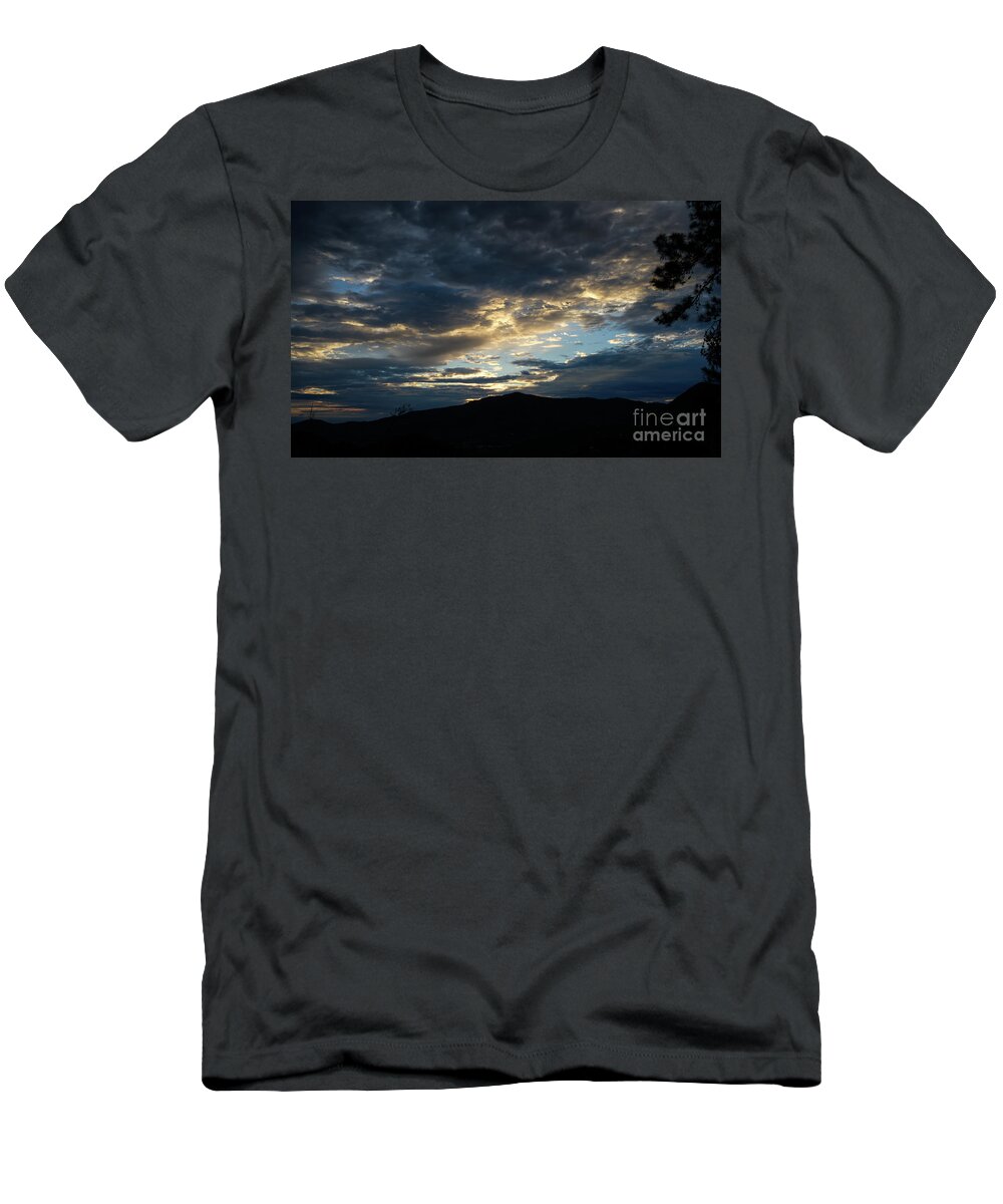 Morning T-Shirt featuring the photograph Sunrise Silhouette by Phil Perkins