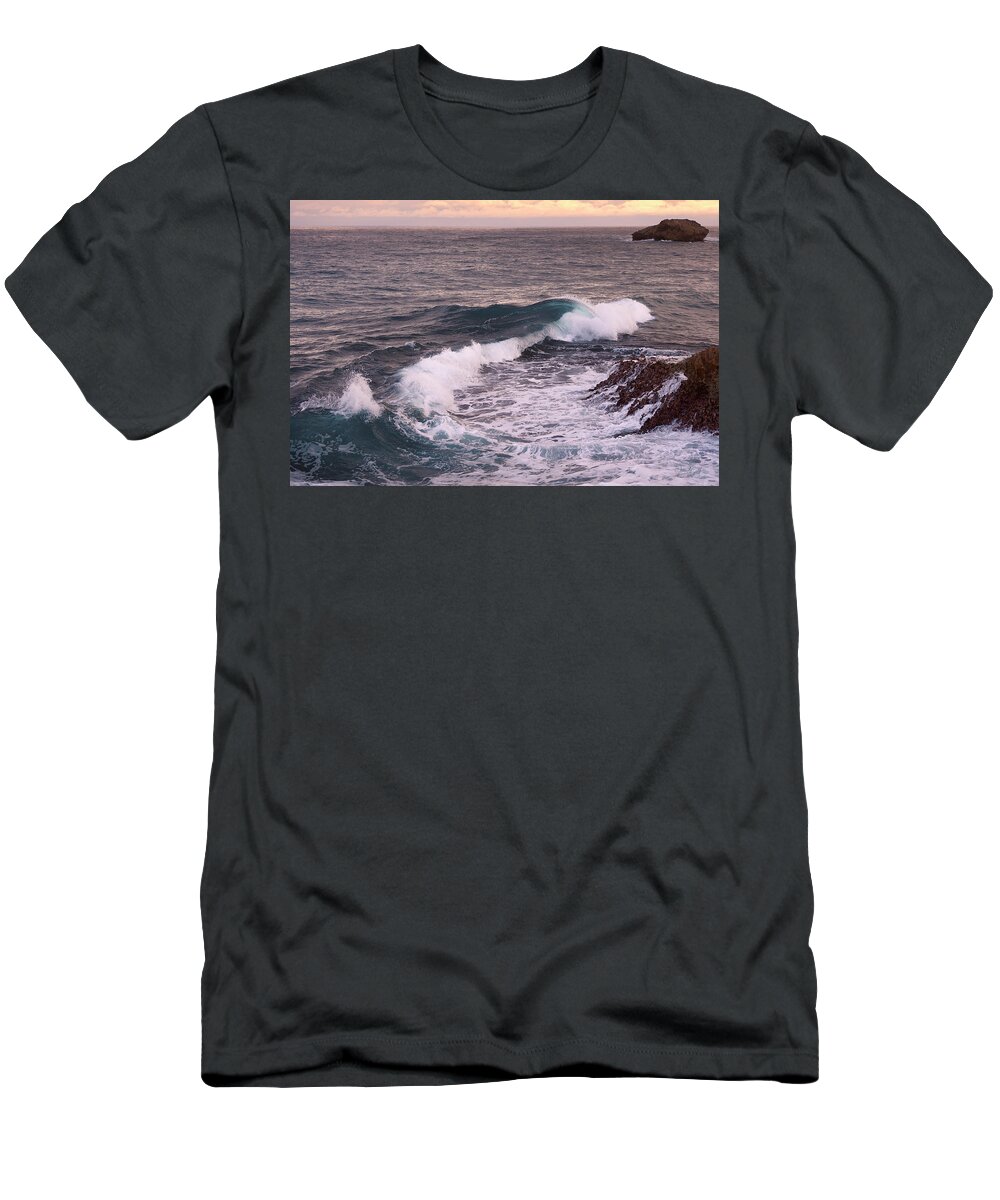 Hawaii T-Shirt featuring the photograph Sunrise Surf by James Covello