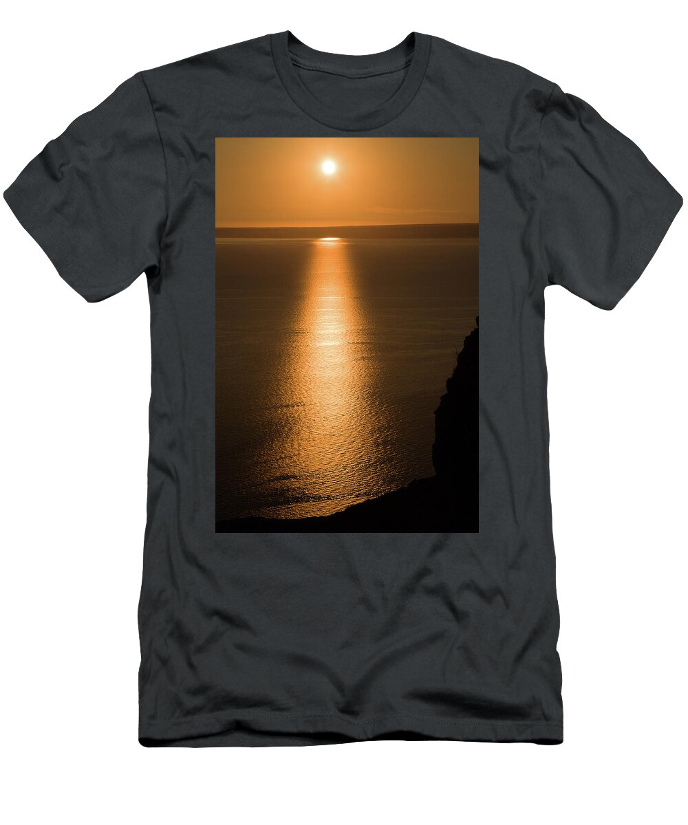 Cres T-Shirt featuring the photograph Sunset over Cres by Ian Middleton