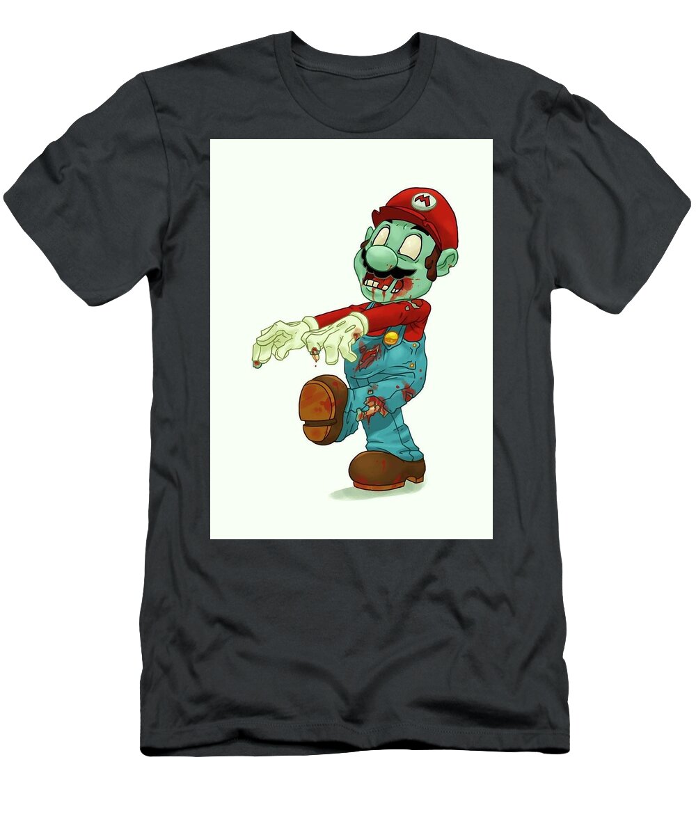 Super Mario Zombie T-Shirt by Erika White - Pixels