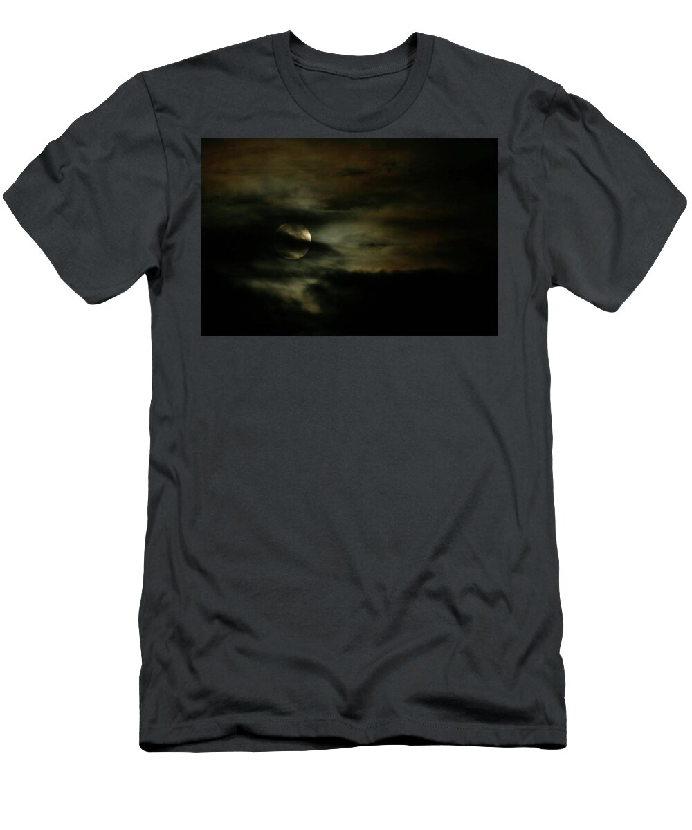  T-Shirt featuring the photograph Super Moon Eclipse by Brad Nellis