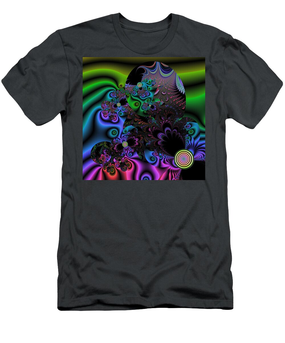 Abstract T-Shirt featuring the digital art Sweatermen by Andrew Kotlinski