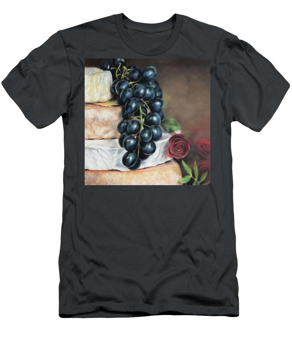Grapes T-Shirt featuring the pastel Sweet and Savoury by Kirsty Rebecca