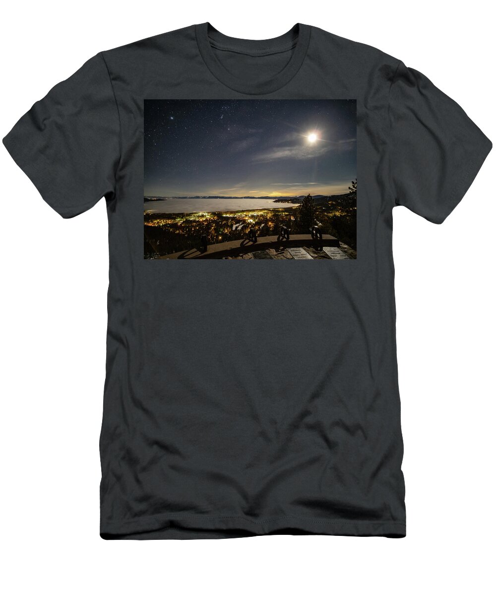 Lake T-Shirt featuring the photograph Tahoe Inversion 2 by Martin Gollery