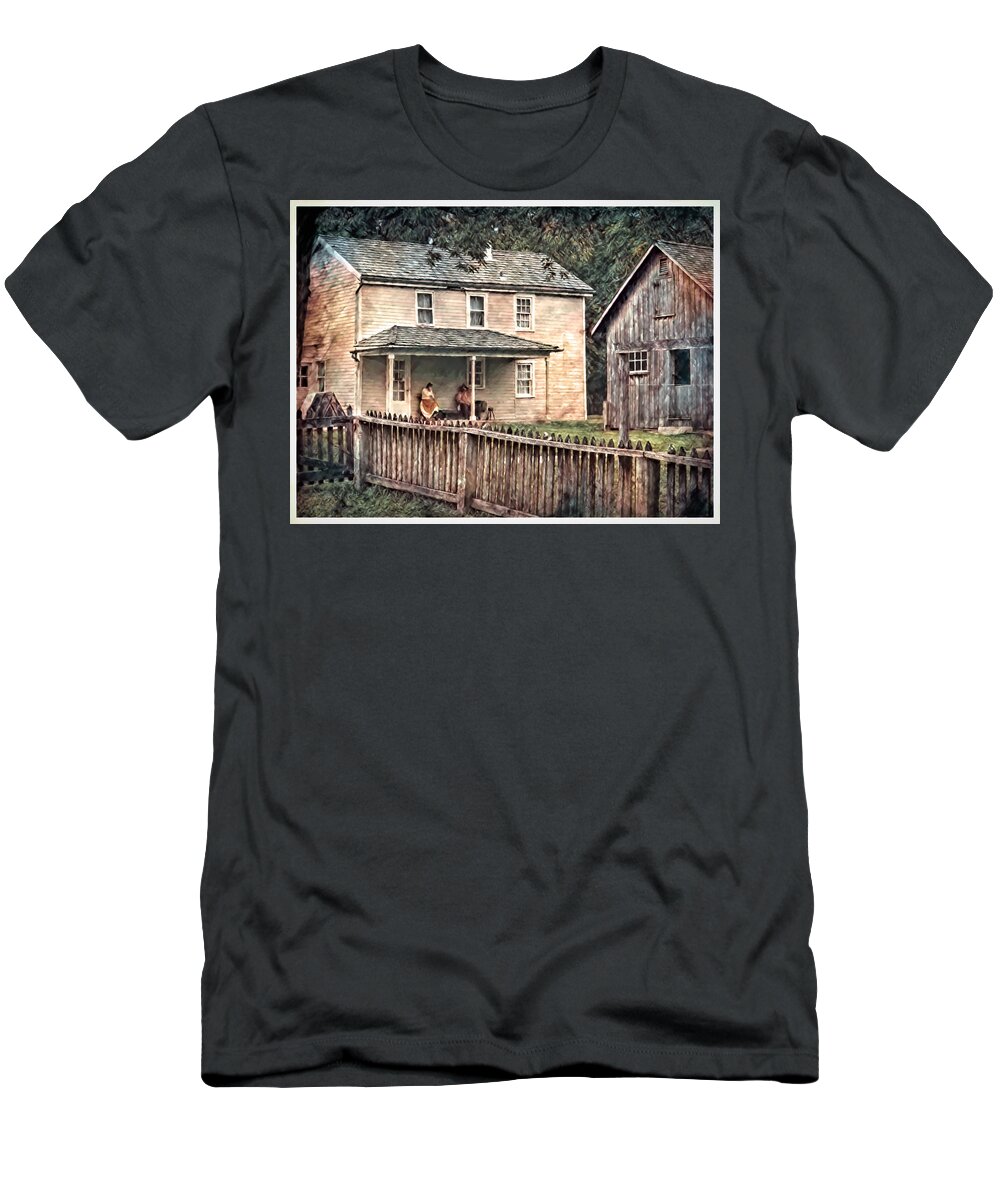  T-Shirt featuring the photograph Taking a Well-Deserved Rest by Jack Wilson