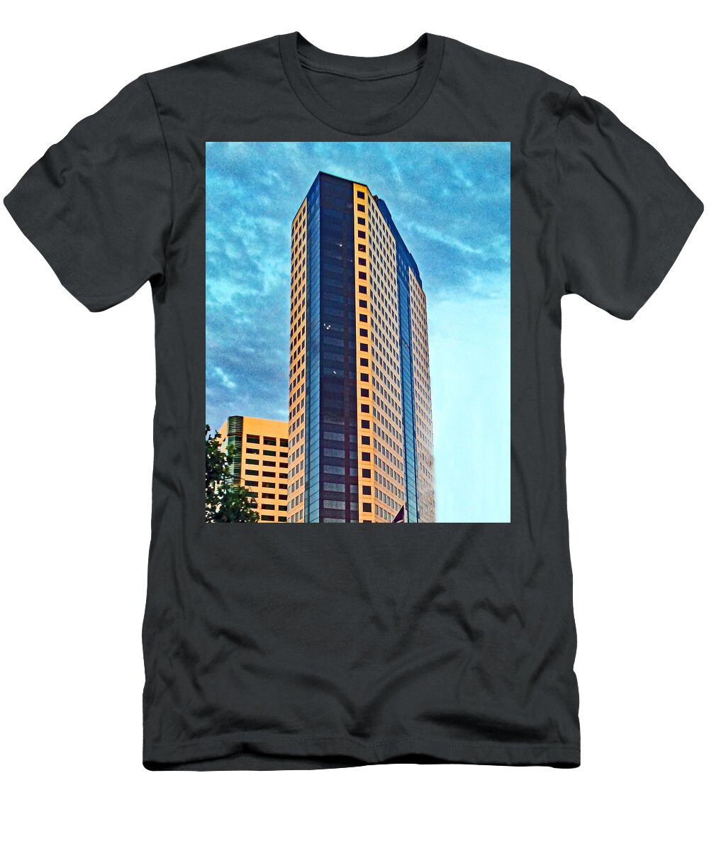 Building T-Shirt featuring the photograph Tallest by Andrew Lawrence