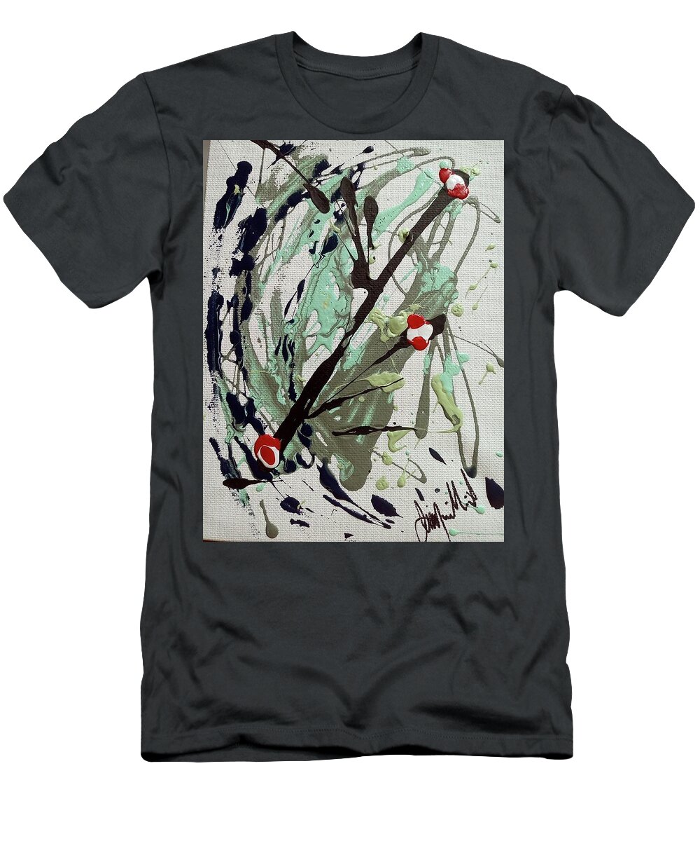  T-Shirt featuring the painting Tangy by Jimmy Williams