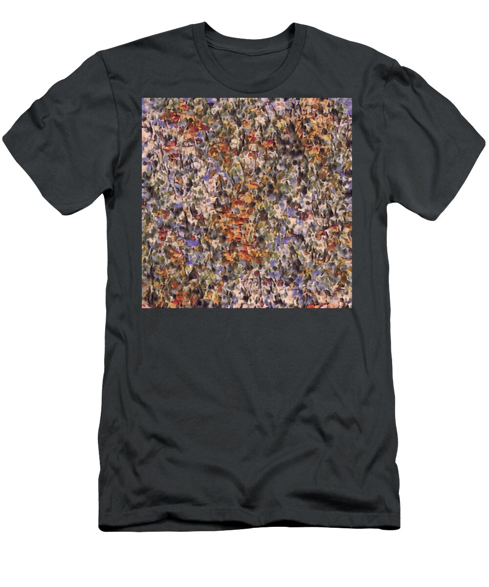 Blues T-Shirt featuring the digital art Textured Abstract by Andrew Penman