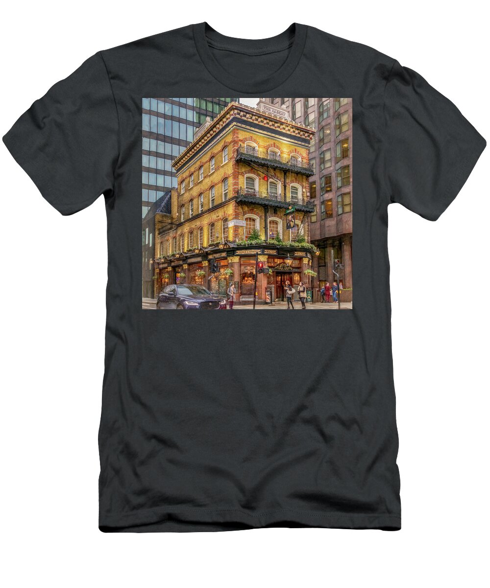 Prince Albert T-Shirt featuring the photograph The Albert Pub, London by Marcy Wielfaert