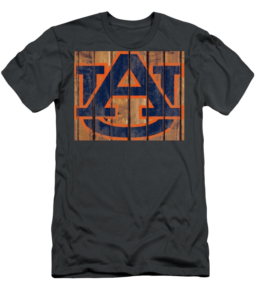 Auburn Tigers T-Shirt featuring the mixed media The Auburn Tigers 1a by Brian Reaves