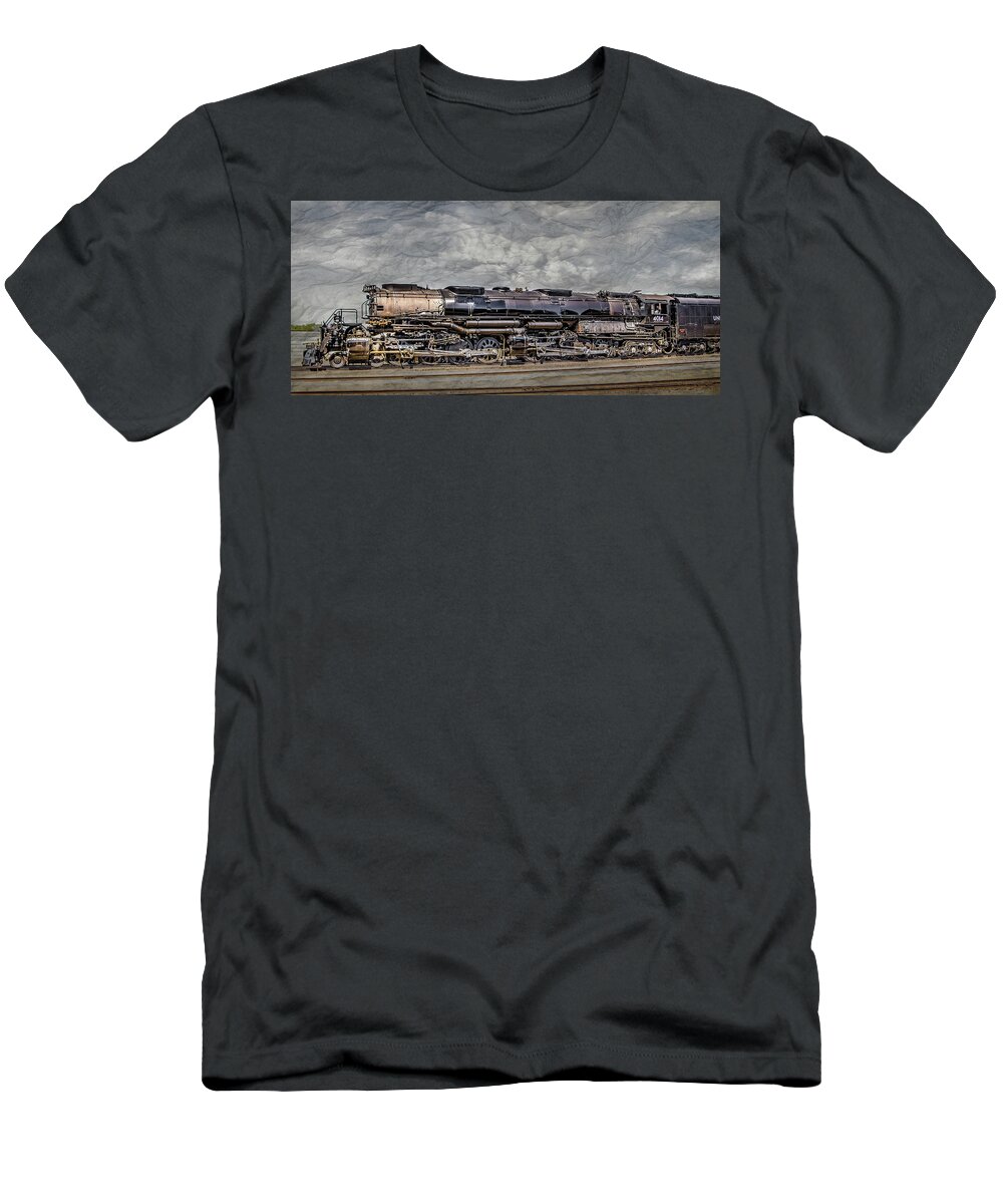 Big Boy T-Shirt featuring the photograph The Big Boy UP 2014 by Laura Terriere