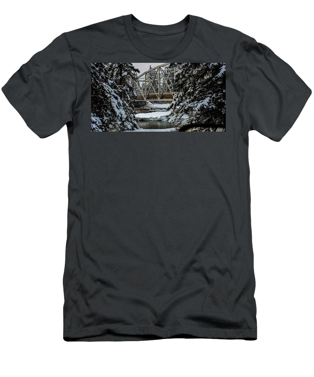 Photo T-Shirt featuring the photograph The Bridge by Jerald Blackstock