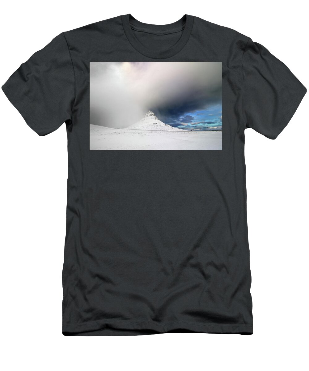 Iceland T-Shirt featuring the photograph The cloak of winter by Christopher Mathews