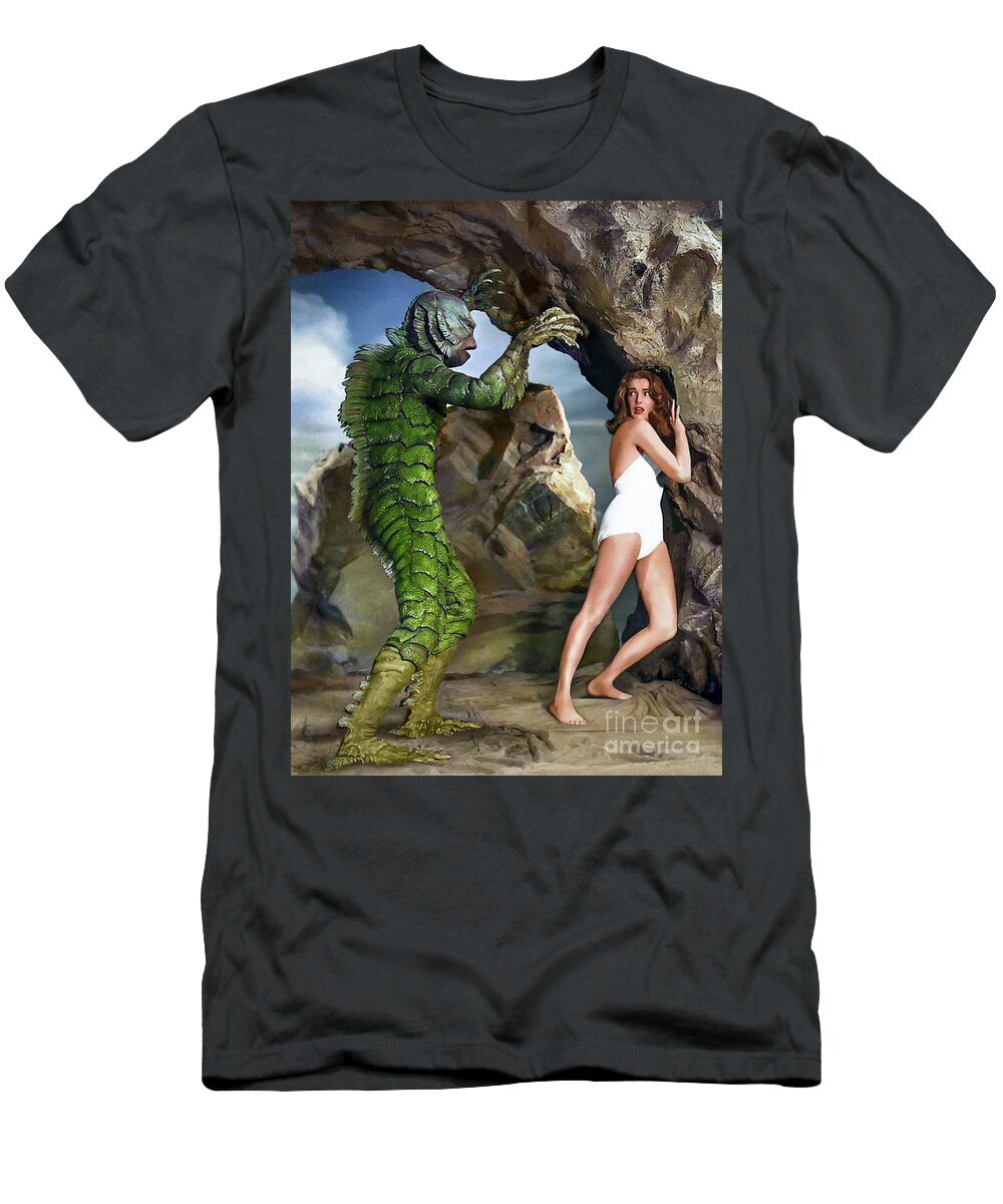The Creature T-Shirt featuring the photograph The creature by Franchi Torres
