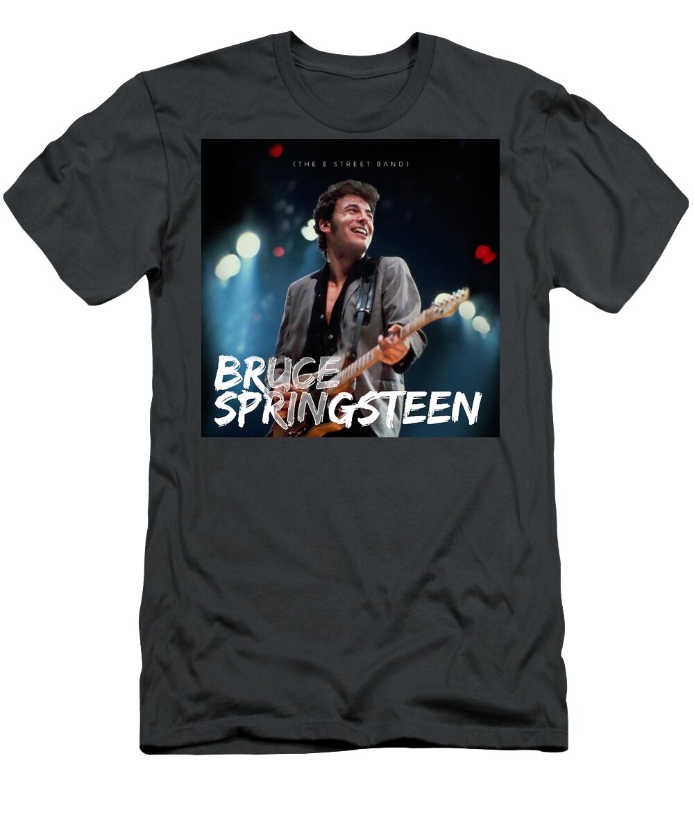 The E Street Band Bruce Springsteen T-Shirt featuring the digital art The E Street Band Bruce Springsteen by Bruce Springsteen