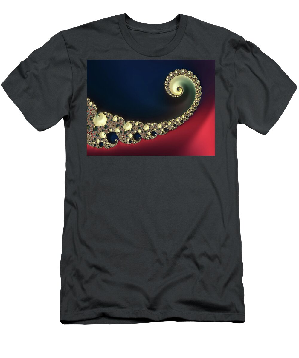Abstract T-Shirt featuring the digital art The Elephant Trunk by Manpreet Sokhi