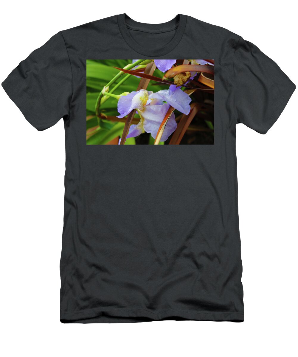 Flowers T-Shirt featuring the photograph The Eye of the Iris by Marcus Jones