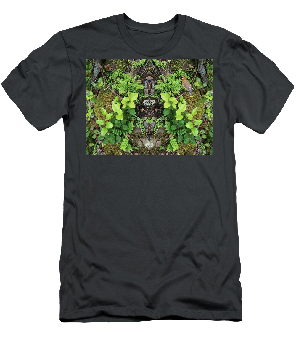 Nature T-Shirt featuring the photograph The Forest Floorist #1 with Critters by Ben Upham III
