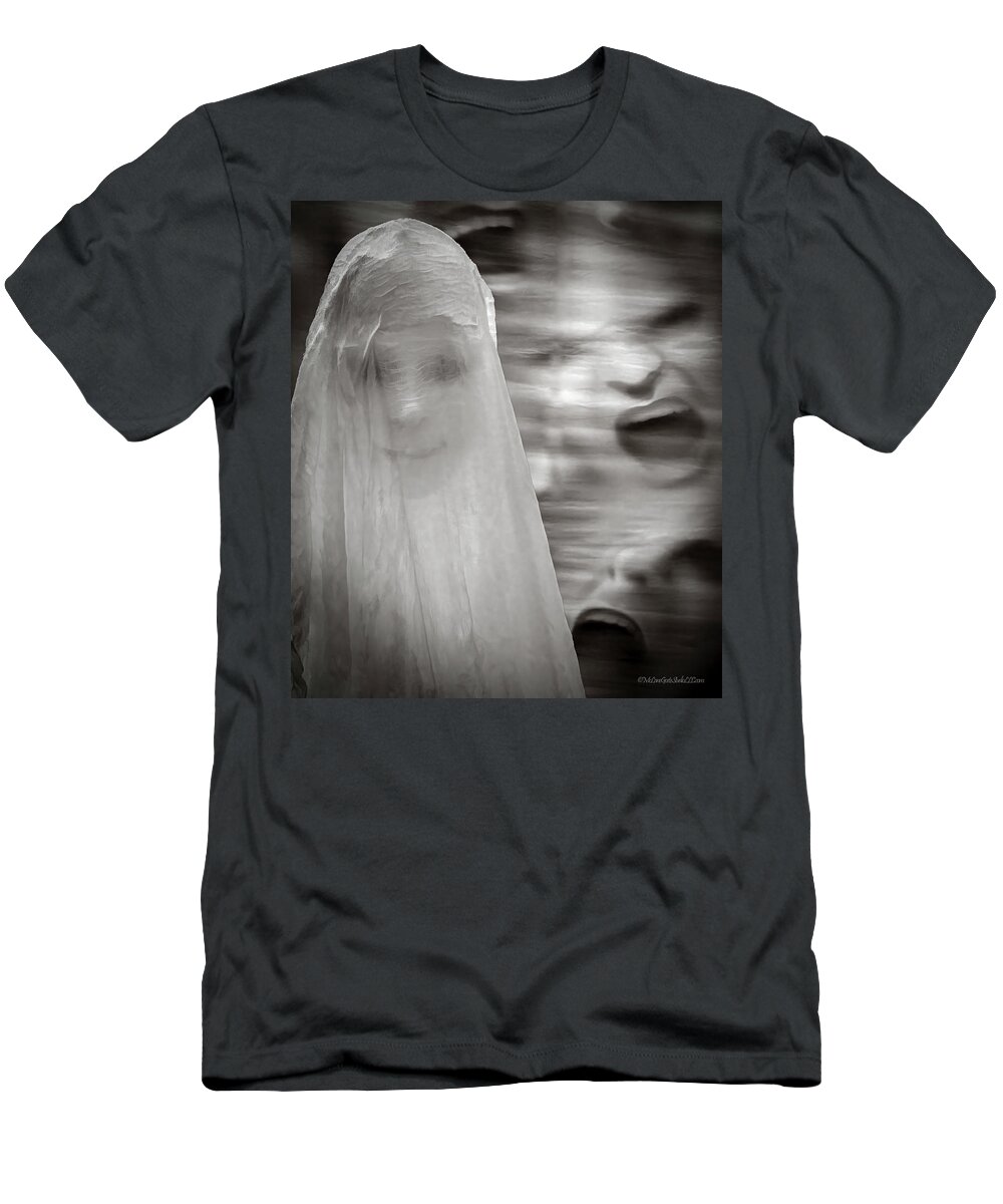 Halloween T-Shirt featuring the photograph The Ghosts by LeeAnn McLaneGoetz McLaneGoetzStudioLLCcom