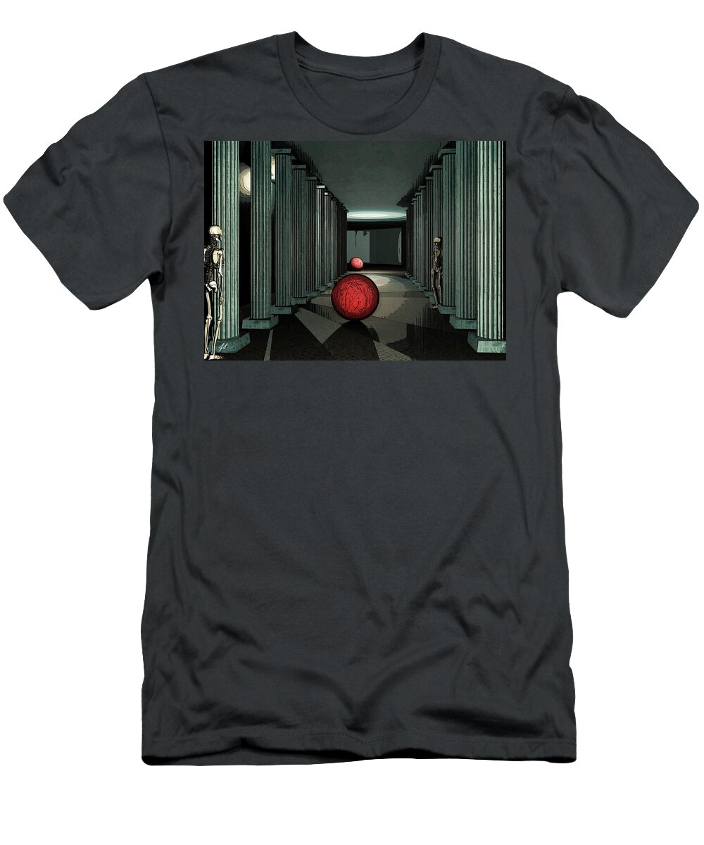 Surreal T-Shirt featuring the digital art The Inexplicable Oddness of Dreaming by John Alexander
