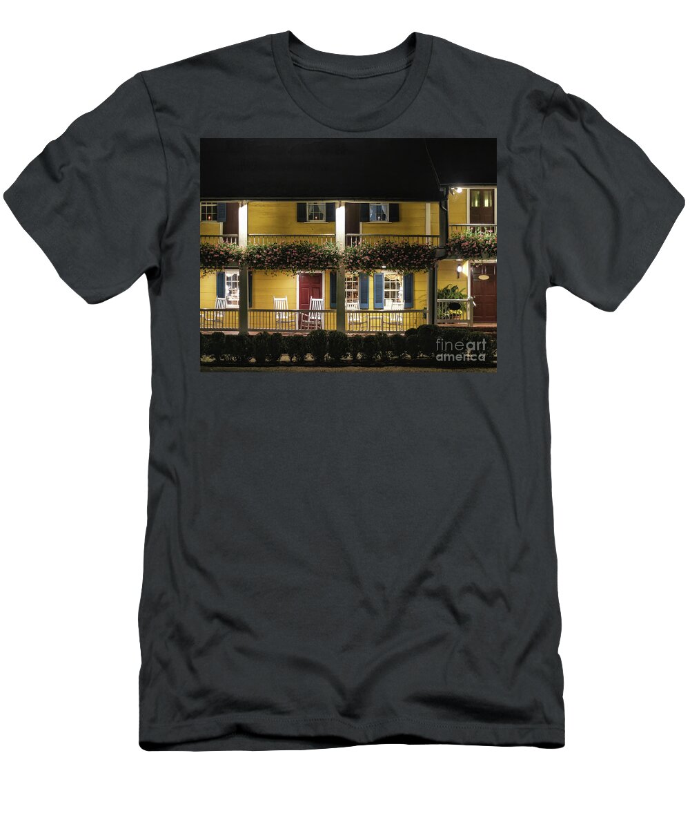 Architecture T-Shirt featuring the photograph The Inn At Little Washington by Lois Bryan