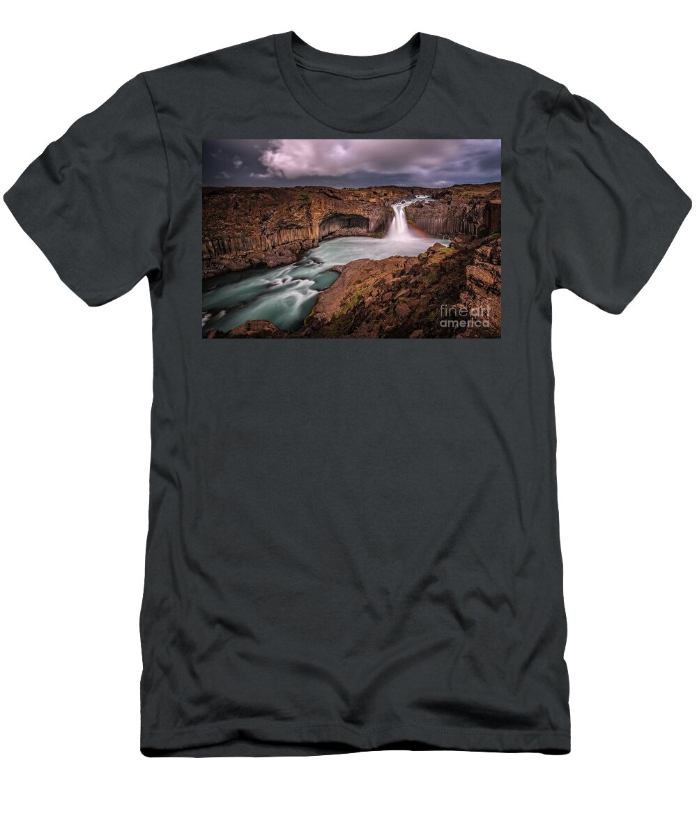 Waterfalls T-Shirt featuring the photograph The Land that Time Forgot by Neil Shapiro
