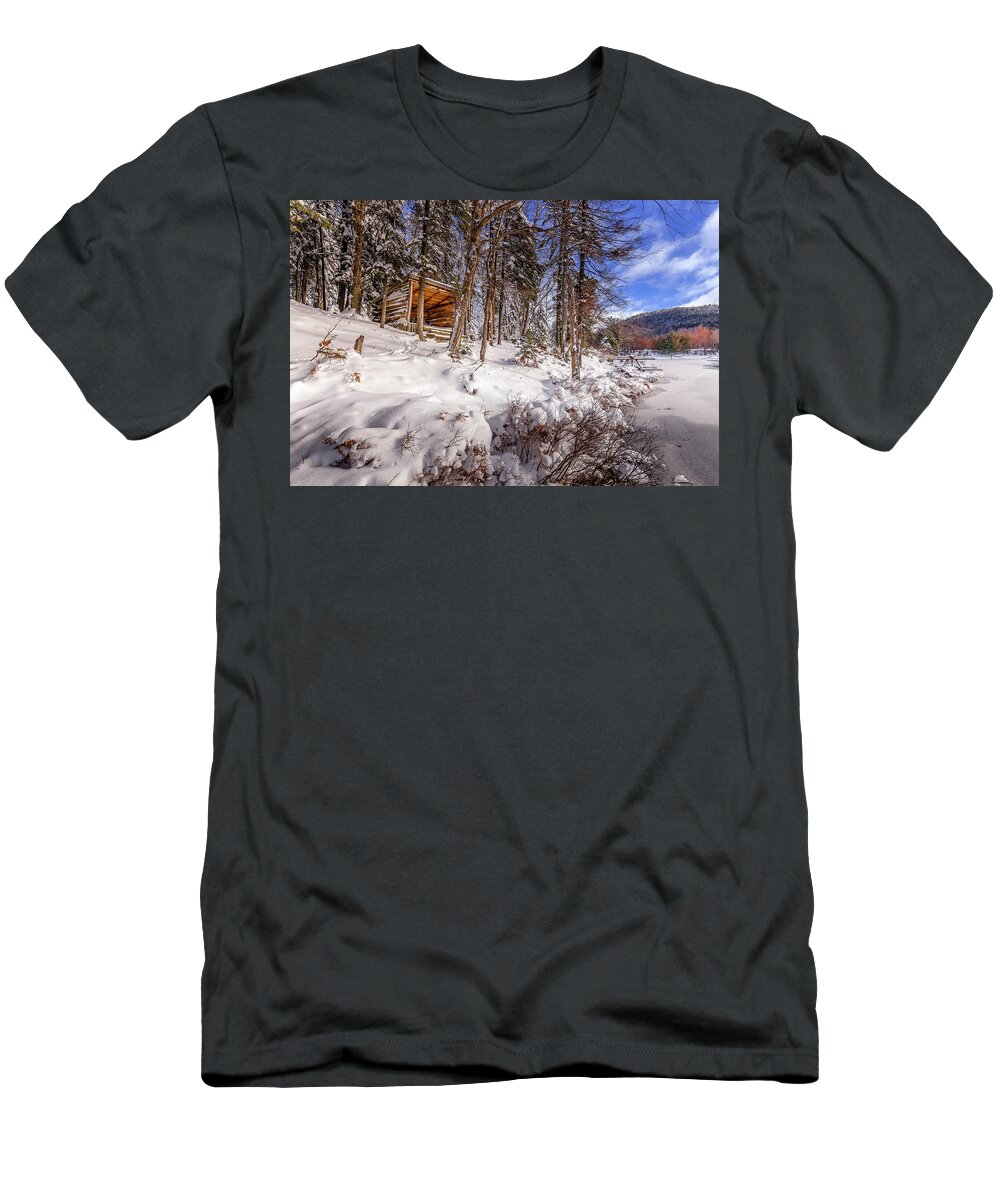 The Lean-to T-Shirt featuring the photograph The Lean-to by David Patterson