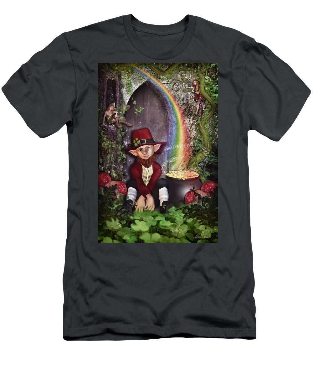Leprechaun T-Shirt featuring the photograph The Leprechaun by Diana Haronis