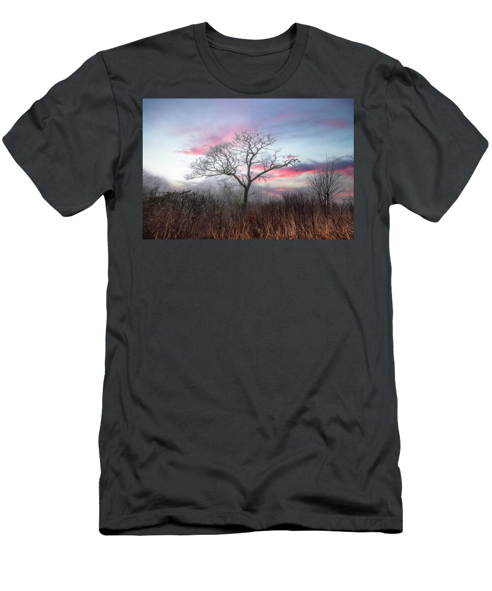 Andrews T-Shirt featuring the photograph The Magic of Sunset by Debra and Dave Vanderlaan