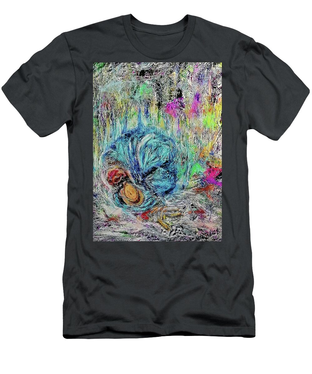 Superhero T-Shirt featuring the digital art The Masked hero comes to the rescue by Richard CHESTER