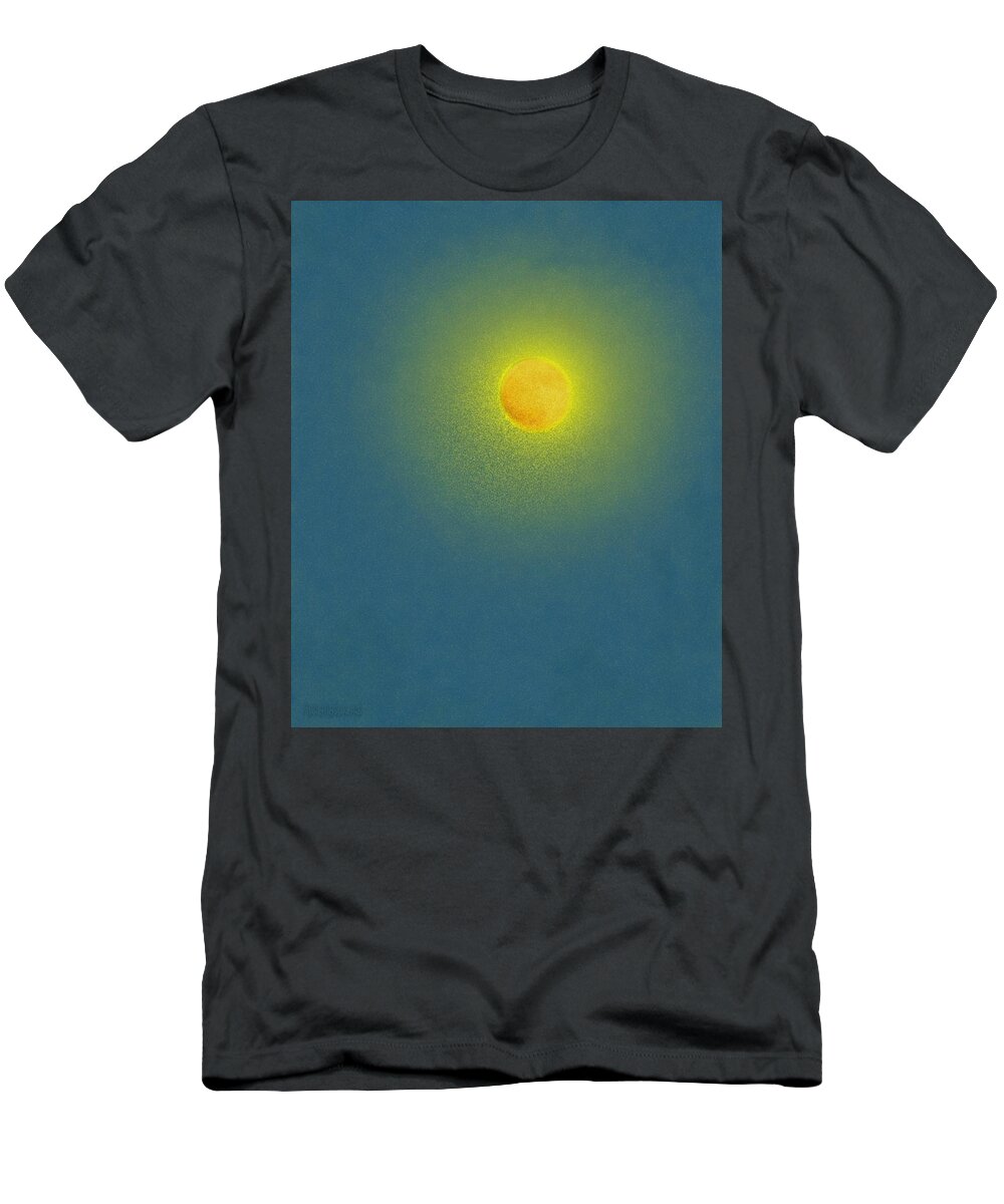 Moon T-Shirt featuring the photograph The Moon by Auranatura Art