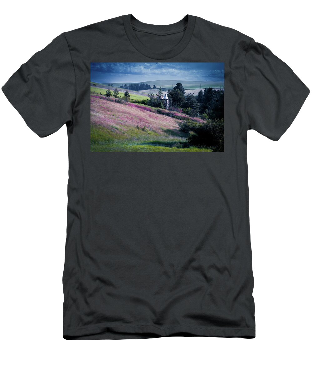The Moore Castle T-Shirt featuring the photograph The Moore Castle by David Patterson