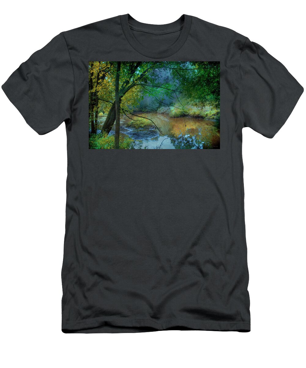 Trees T-Shirt featuring the photograph The Morning Awakens by John Rivera