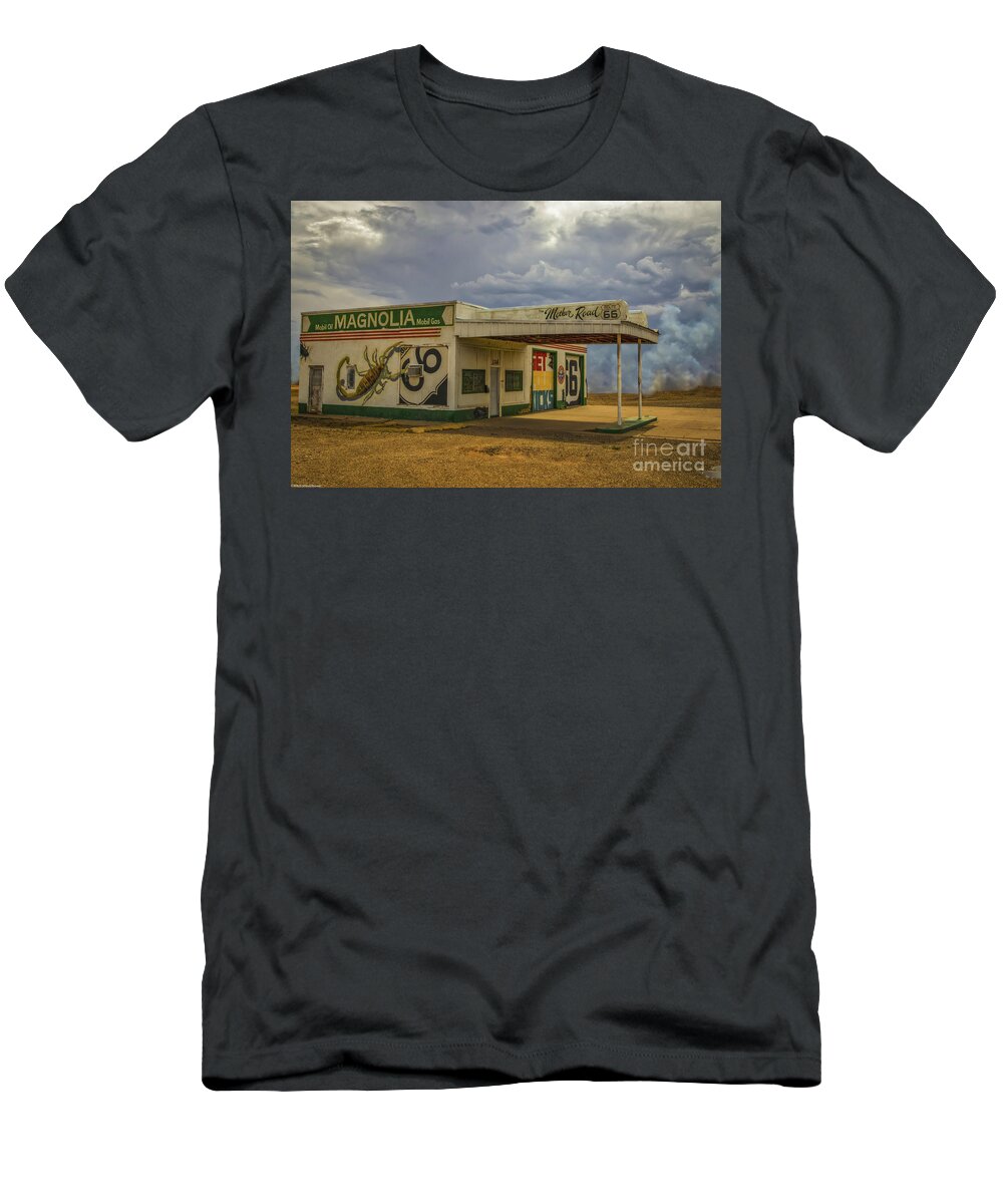 The Mother Road Route 66 T-Shirt featuring the photograph The Mother Road Route 66 by Mitch Shindelbower