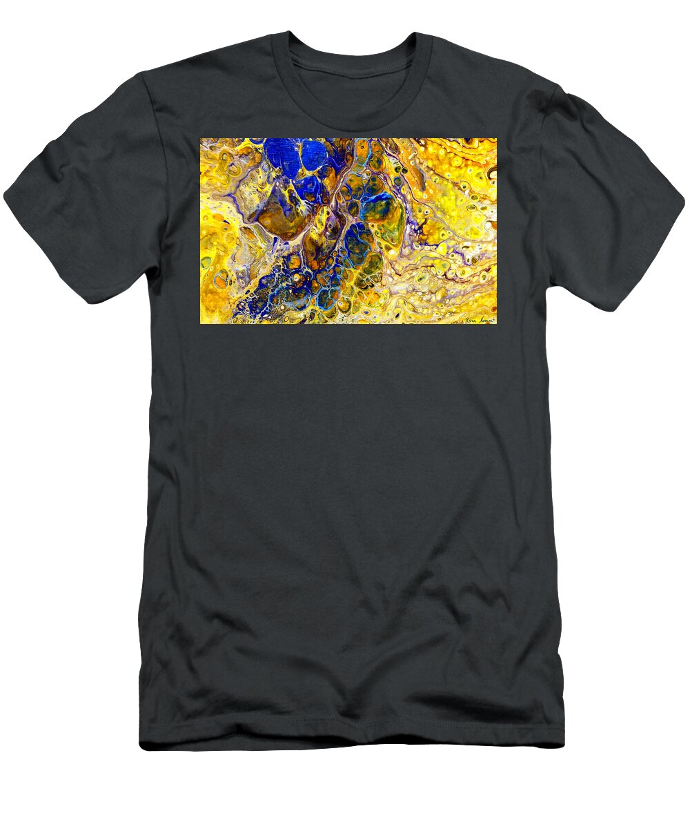 T-Shirt featuring the painting The Nectar of Time by Rein Nomm