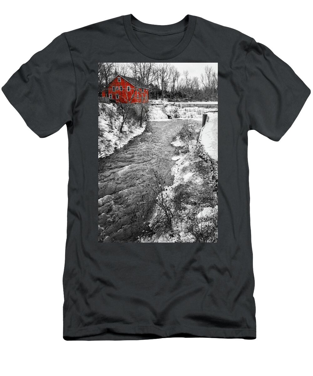 Village T-Shirt featuring the photograph The Old Mill by Joann Long