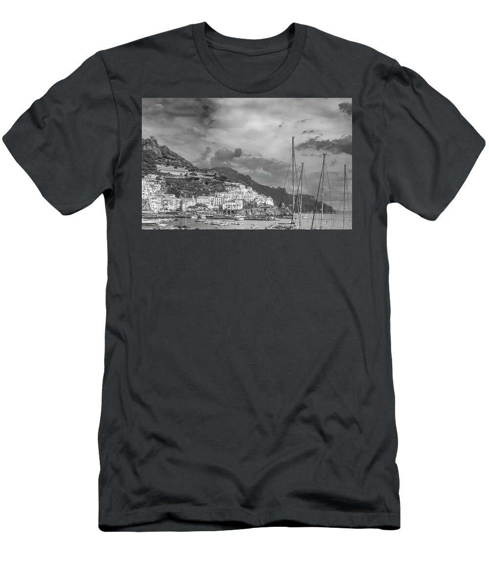 Amalfi T-Shirt featuring the photograph The Pearl of the Mediterranean by Michael Smith