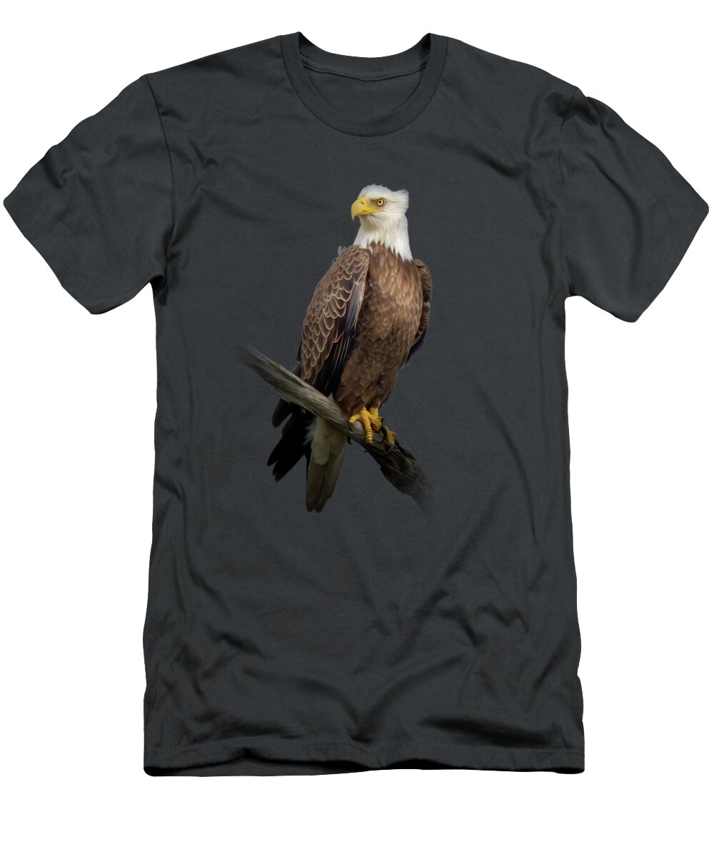 Eagle T-Shirt featuring the photograph The Regal Eagle by Mark Andrew Thomas