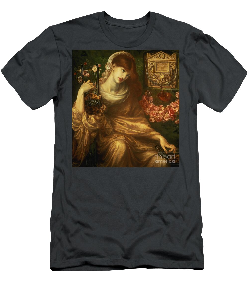 Dante Gabriel Charles Rossetti T-Shirt featuring the painting The Roman Widow, 1874 by Dante Gabriel Charles Rossetti