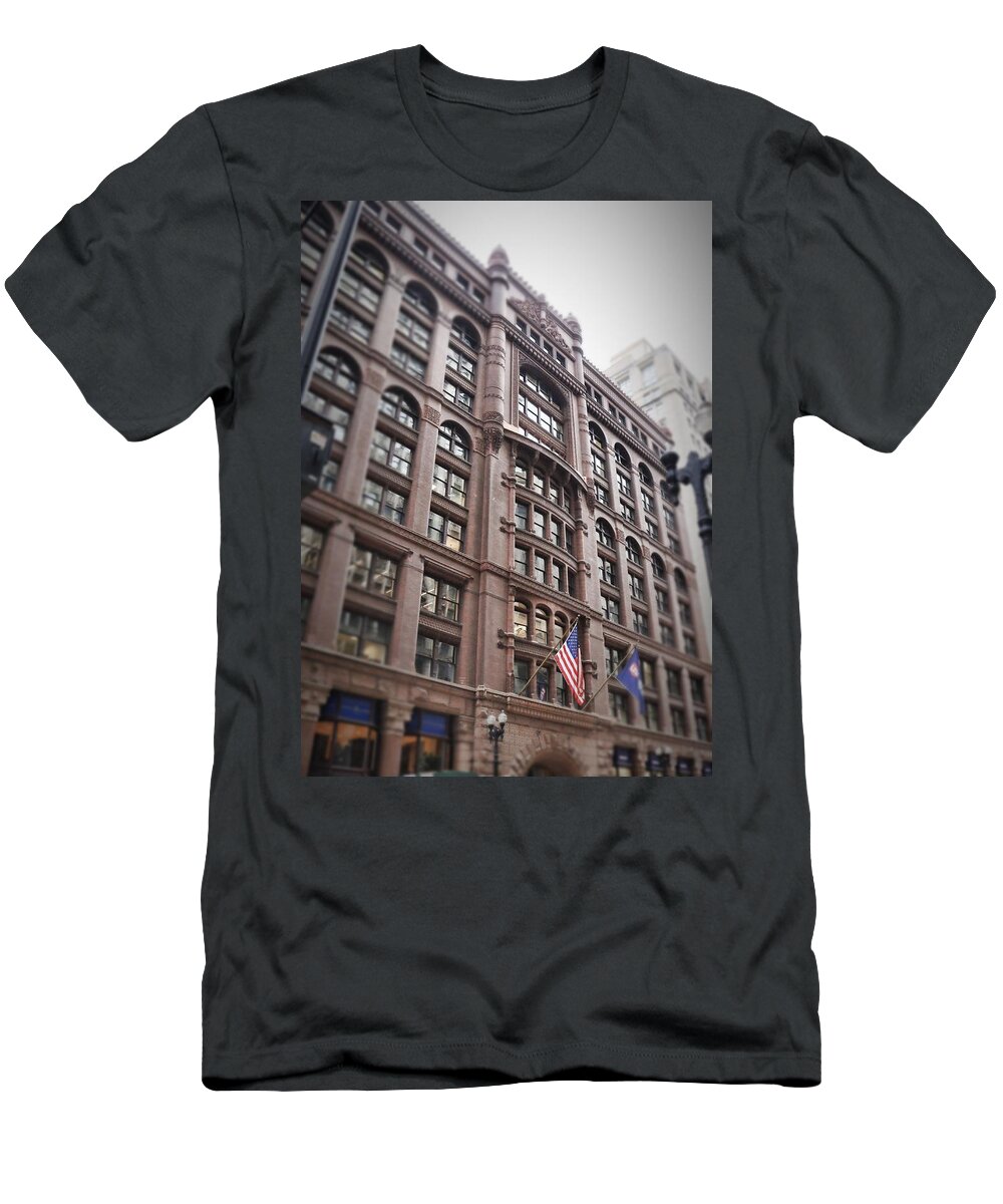 The Rookery T-Shirt featuring the photograph The Rookery Exterior by Mary Pille