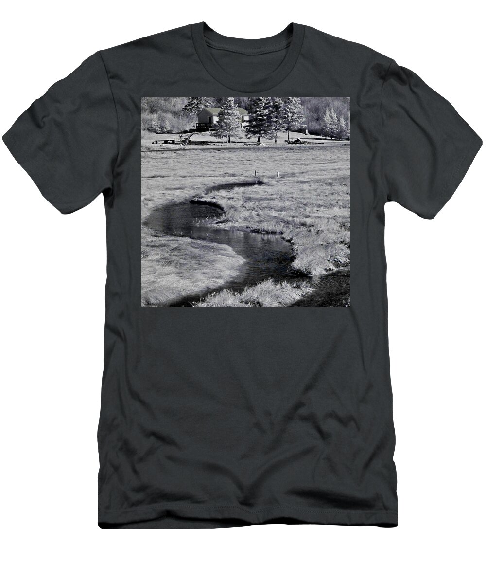 Infra Red T-Shirt featuring the photograph The Salt Marsh, Partridge Island by Alan Norsworthy