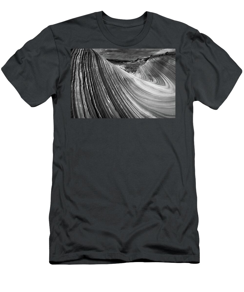 The Wave T-Shirt featuring the photograph The Wave Arizona 01 by Niels Nielsen