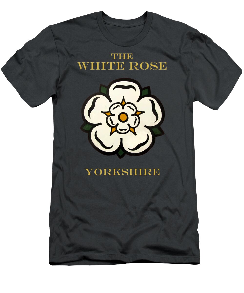 The White Rose Pub Sign T-Shirt featuring the photograph The White Rose Pub Sign by Mark Rogan