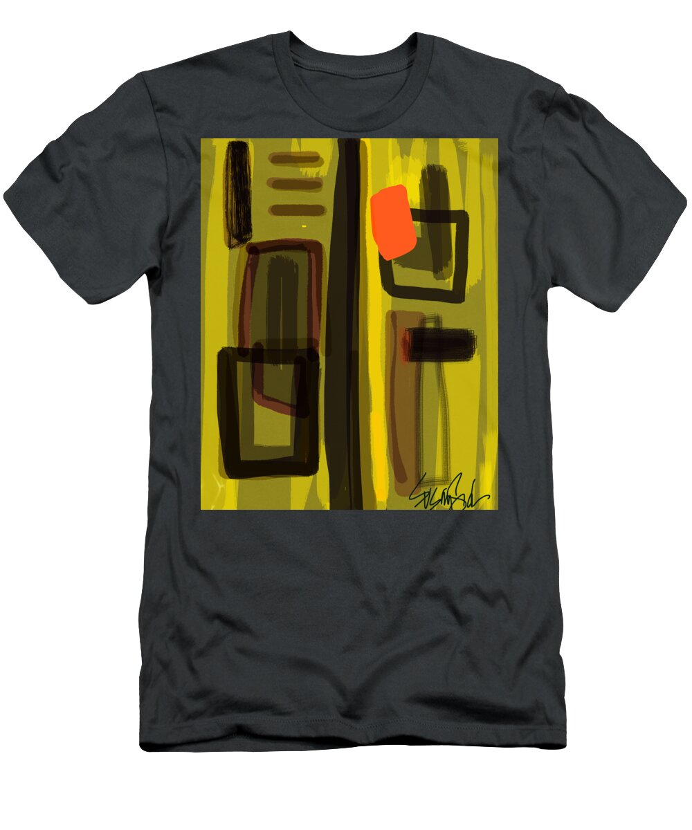 Win T-Shirt featuring the digital art The Win Bar by Susan Fielder