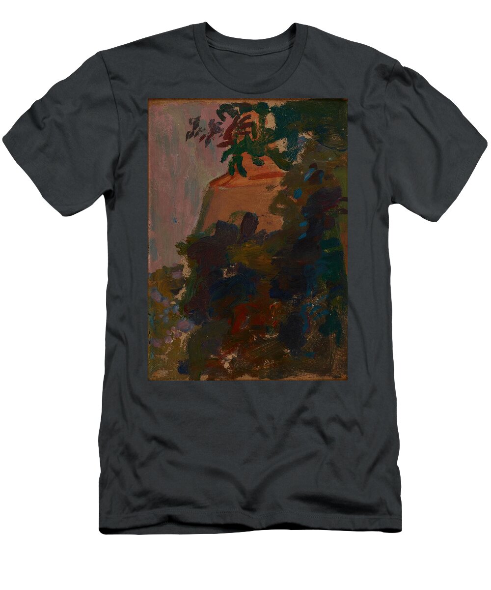 Trees T-Shirt featuring the drawing Theme from Kyiv art by Jan Stanislawski Polish