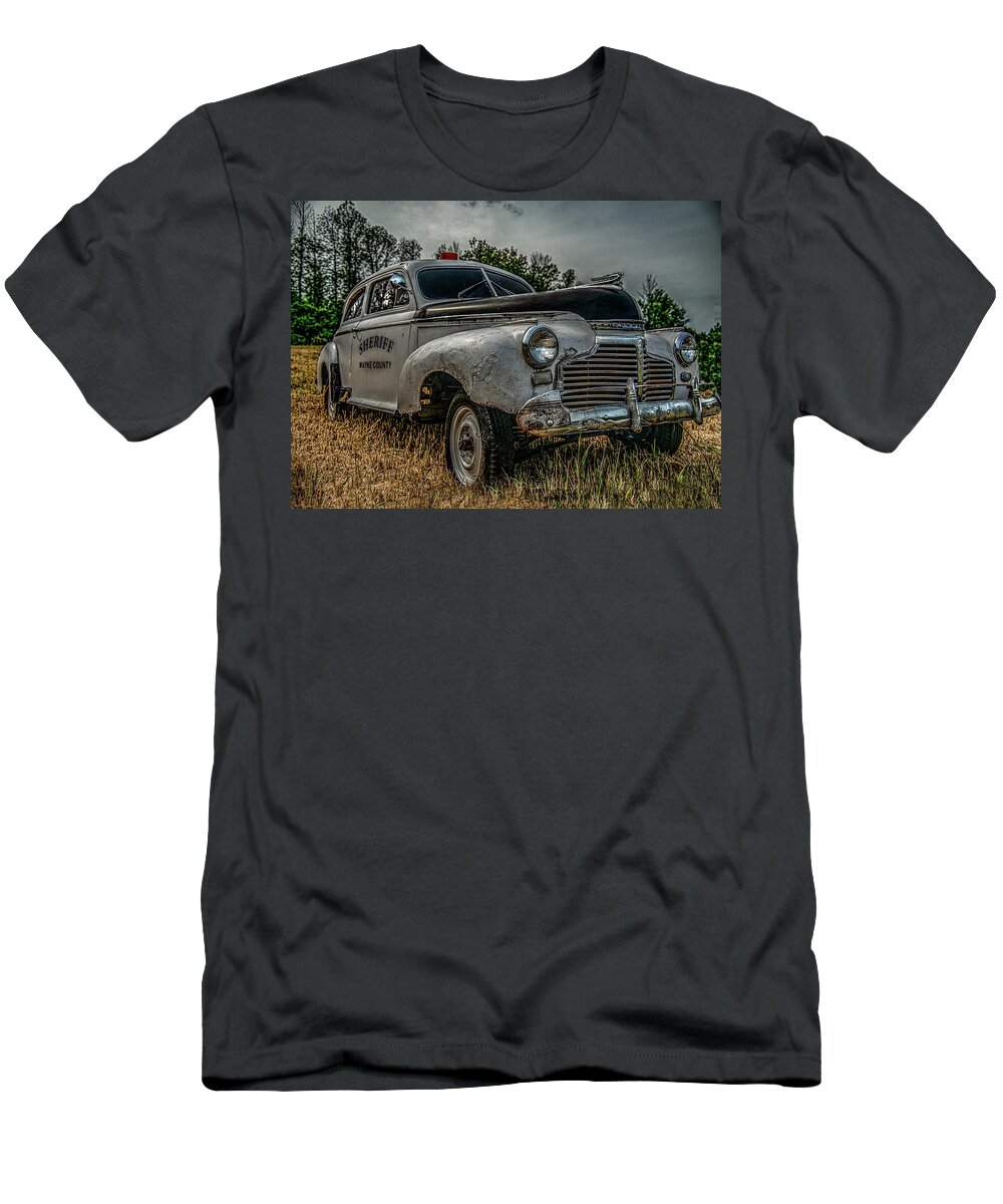 Sheriff T-Shirt featuring the photograph There's a New Sheriff in Town by Regina Muscarella