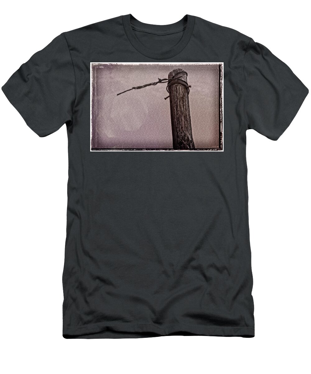 Abandoned T-Shirt featuring the digital art They Went That Way by David Desautel