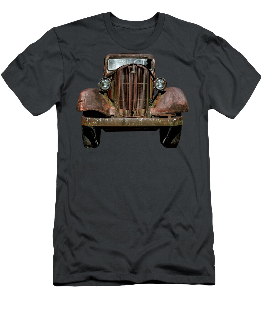 Automobile T-Shirt featuring the photograph This Old Dodge by Enzwell Designs