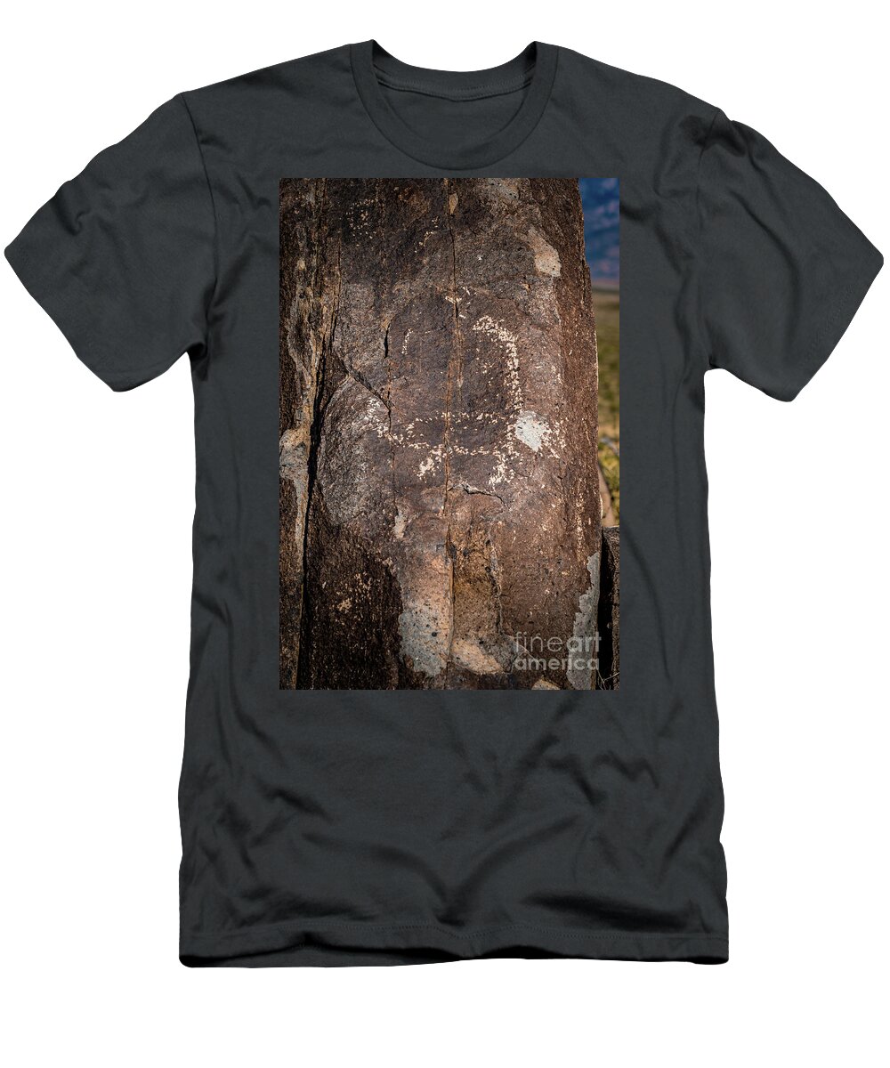 Ancient T-Shirt featuring the photograph Three Rivers Petroglyphs #26 by Blake Webster